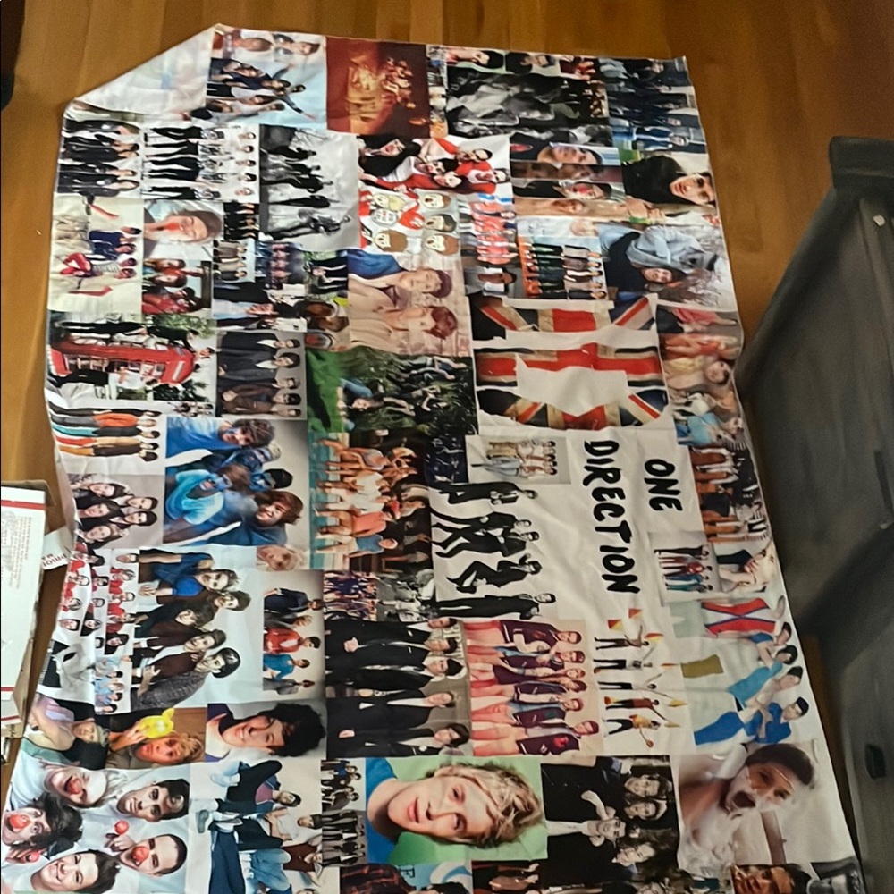 One Direction Collage Tapestry